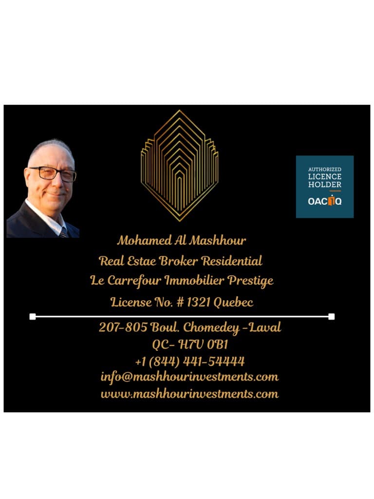 Mohamed Al Mashhour broker card